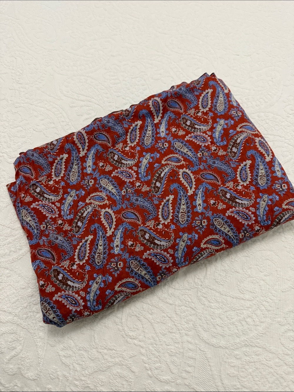acacia swimwear Red Paisley pareo